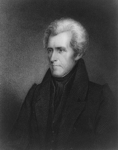 portrait of Andrew Jackson