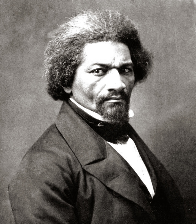 a photograph of Frederick Douglass