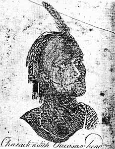 Sketch of a Chickasaw Indian