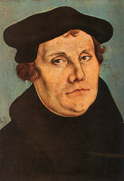 painting of Martin Luther