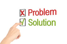 checkbox for Problem crossed while checkbox for Solution selected