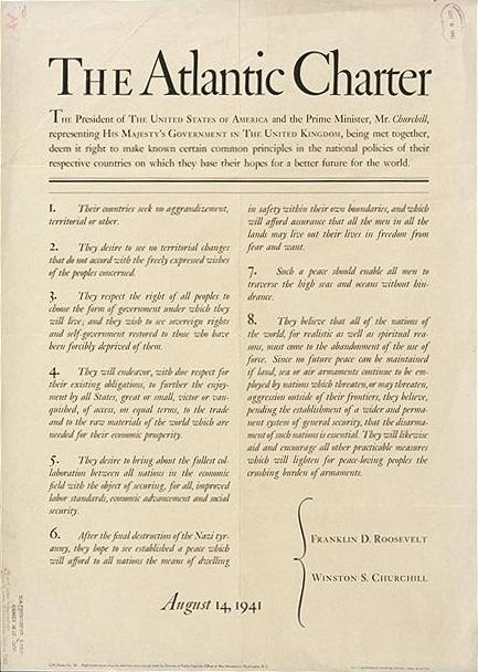 The Atlantic Charter document